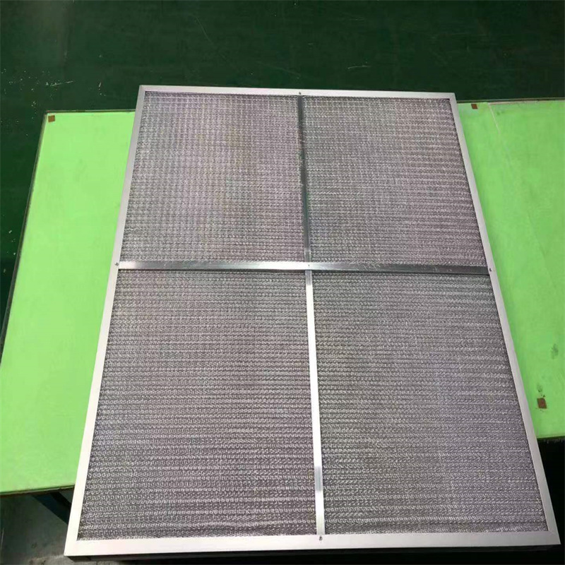 Nhà bếp thương mại Range Hood Metal Mesh Greas Filter/aluminum có thể giặt được Bảng điều khiển Pre HVAC Bộ lọc